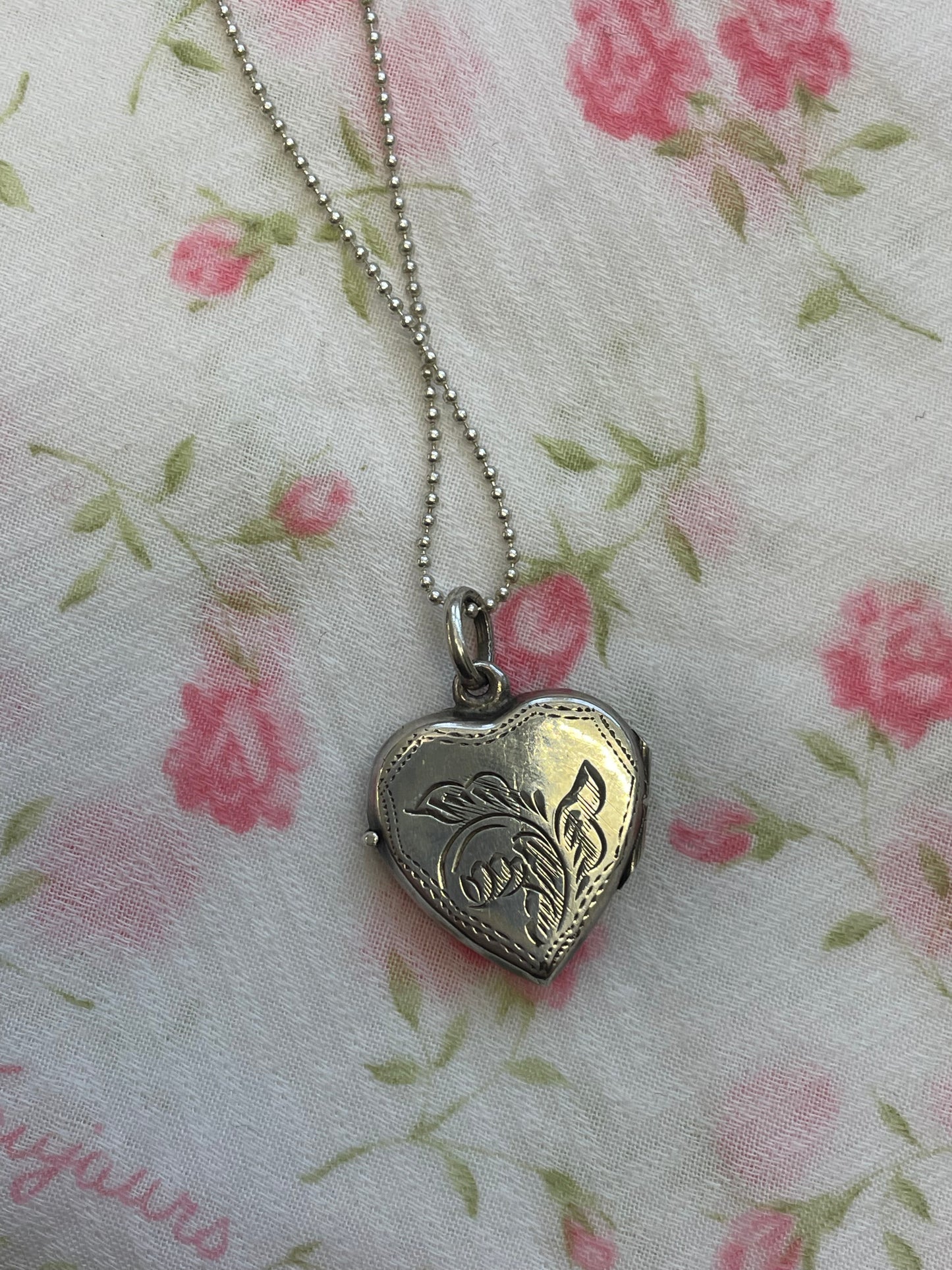 Flat Heart Locket