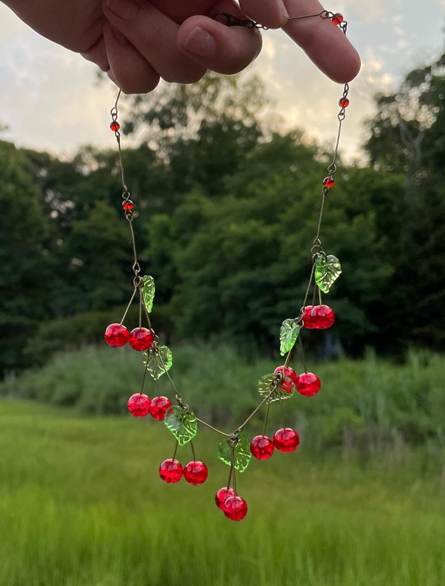 Tutti Frutti Cherry Necklace